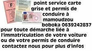 Point service carte grise et permis de conduire